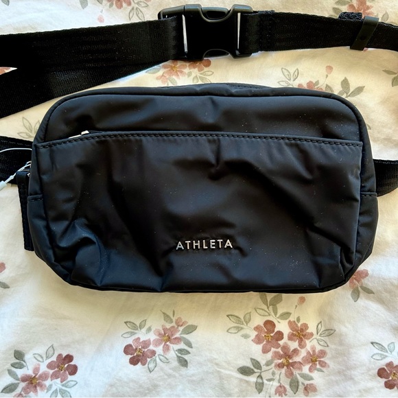 Athleta Bags Nwt Athleta Black Crossbody Belt Bagfanny Pack Poshmark